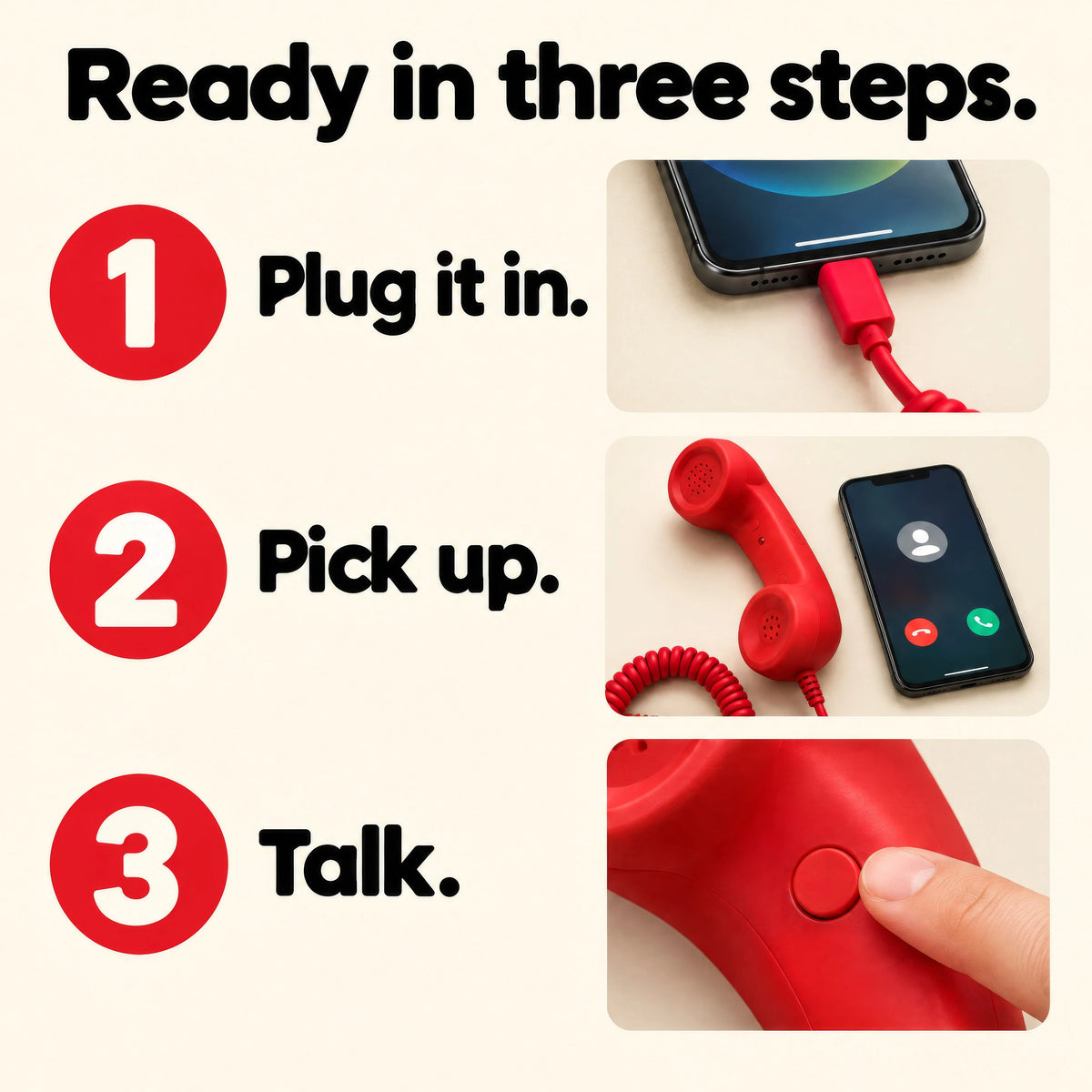 RetroDial™ Vintage Handset